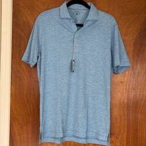 Johnnie-o blue golf polo. NWT